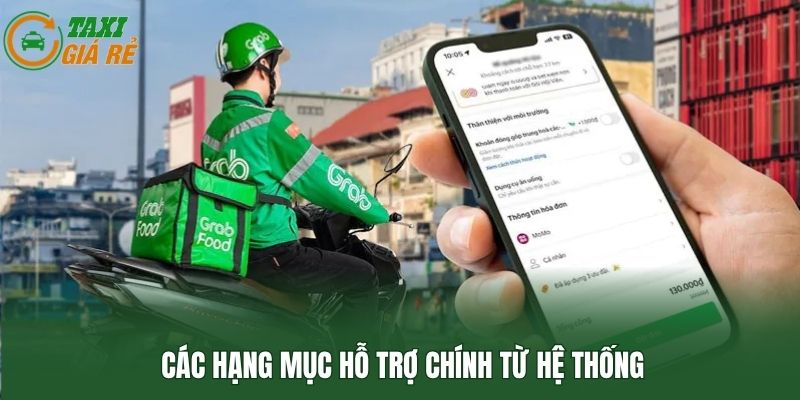 Các hạng mục hỗ trợ chính từ hệ thống