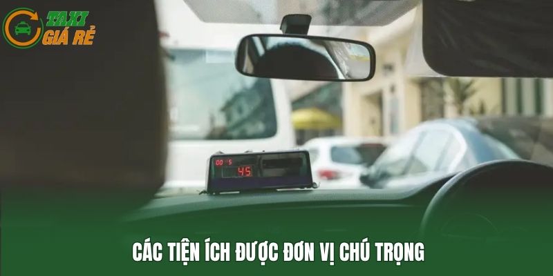 Các tiện ích được đơn vị chú trọng