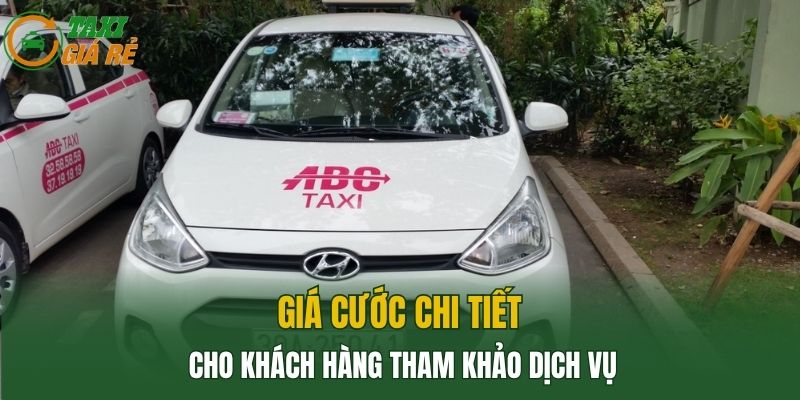 Giá cước chi tiết cho khách hàng tham khảo dịch vụ