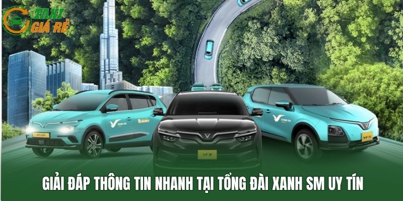 Giải đáp thông tin nhanh tại Tổng đài Xanh SM uy tín