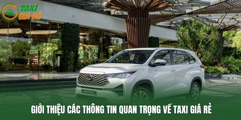 Giới thiệu các thông tin quan trọng về Taxi Giá Rẻ