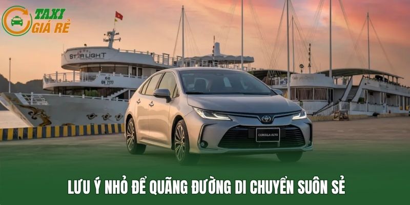Lưu ý nhỏ để quãng đường di chuyển suôn sẻ