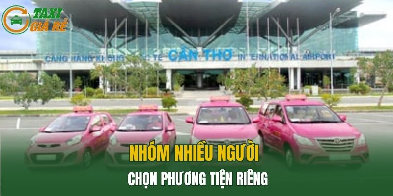 Nhóm nhiều người chọn phương tiện riêng