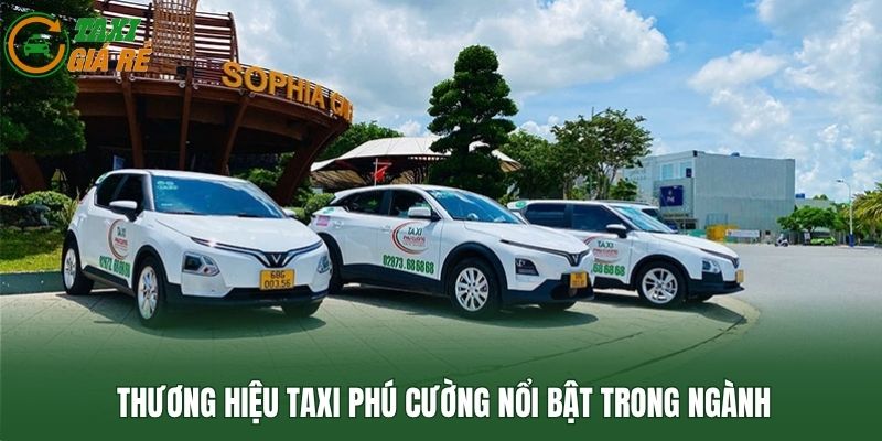 Thương hiệu taxi Phú Cường nổi bật trong ngành