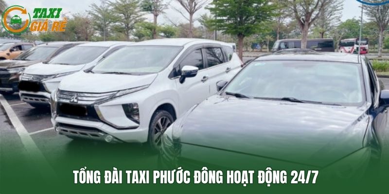 Tổng đài taxi Phước Đông hoạt động 24/7